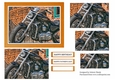 Harley Davidson Motorcycle Pyramid Birthday Card