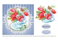 Lovely Watercolor Teacup With Flowers 