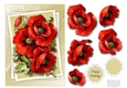 Lovely poppies topper (gold)