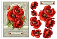Beautiful Poppies Birthday Topper
