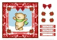 Cute Teddy Bear Holiday Topper 2