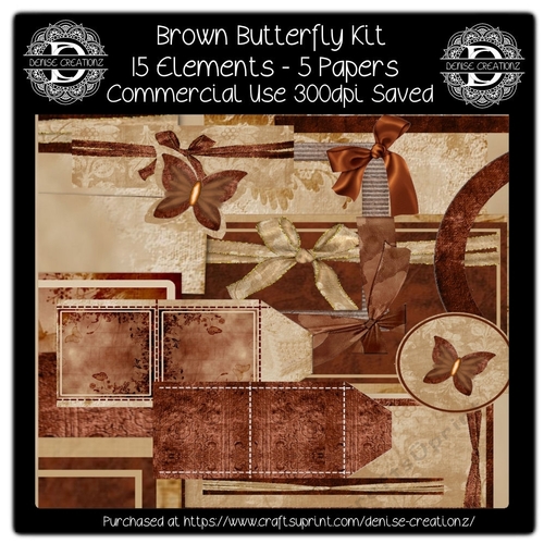 Brown Butterfly Kit