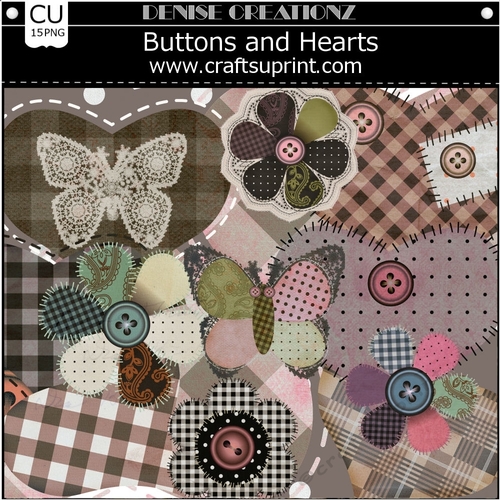 Buttons and Hearts 