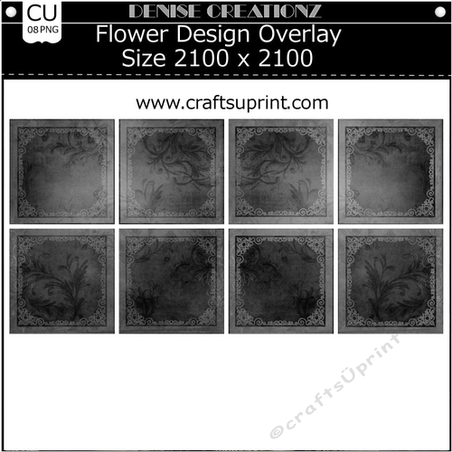 Flower Design Overlays