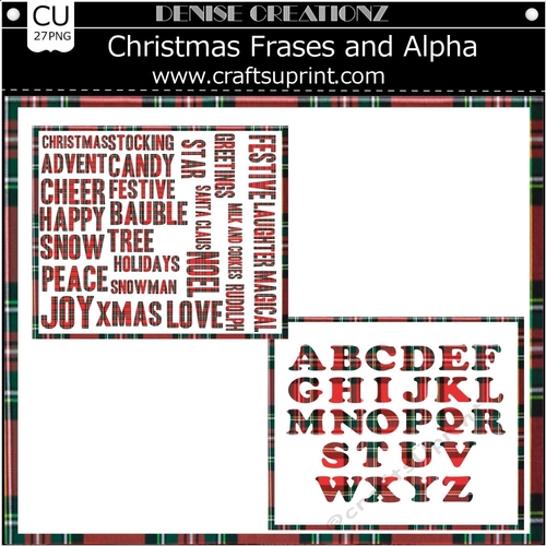 Christmas Frases and Alpha