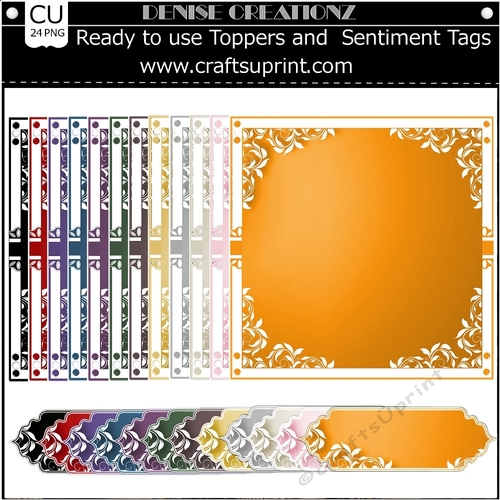 Ready to Use Toppers and Matching Sentiment Tags 01