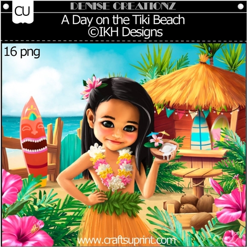A Day on the Tiki Beach