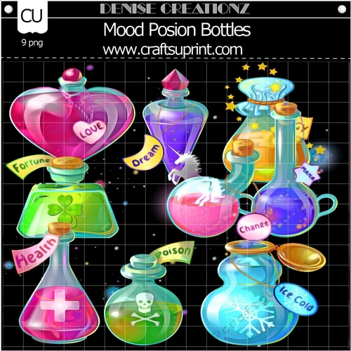 Mood Poison Bottles