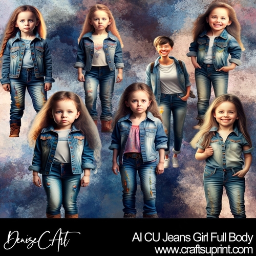 AI CU Jeans Girls Full Body