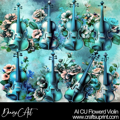 AI CU Flowerd Violin