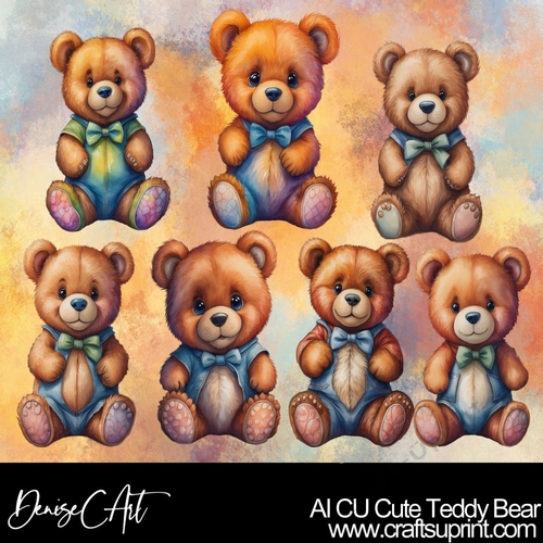AI CU Cute Teddy Bears