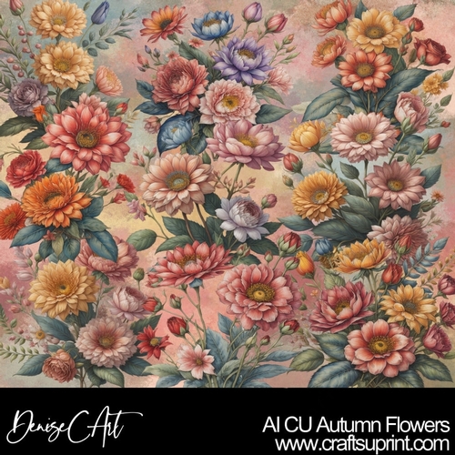 AI CU Autumn Flowers