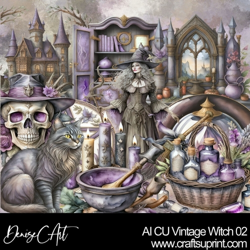 AI CU Vintage Witch 02