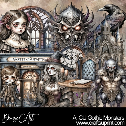 AI CU Gothic Monsters