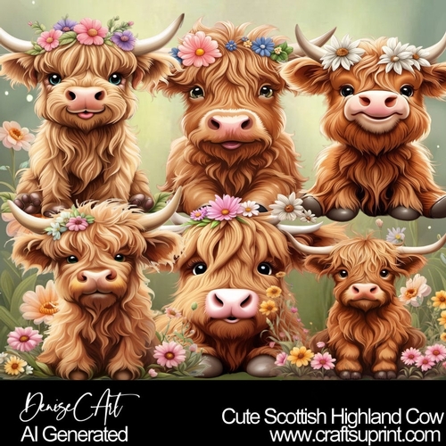 Cute Scottish Highland Cow