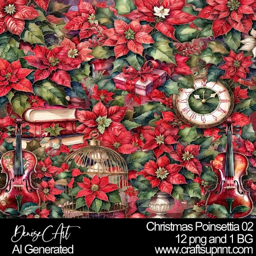 Christmas Poinsettia  02