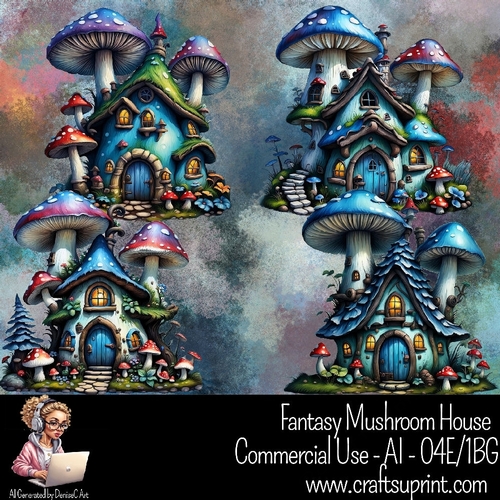 Fantasy Mushroom House