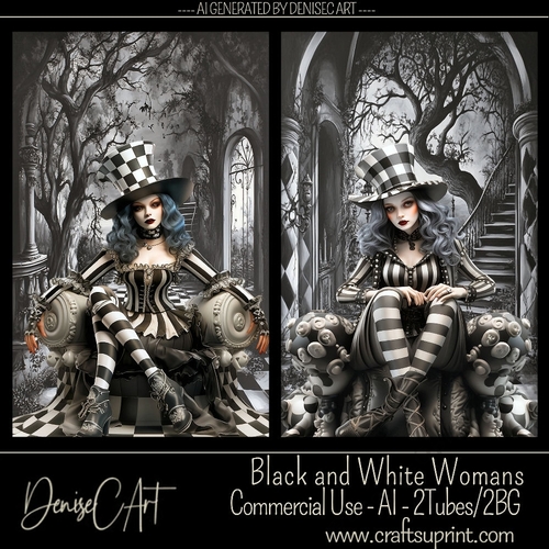 Black and White Womans