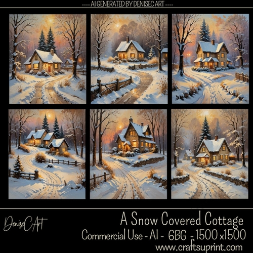 A Snow Coverd Cottage