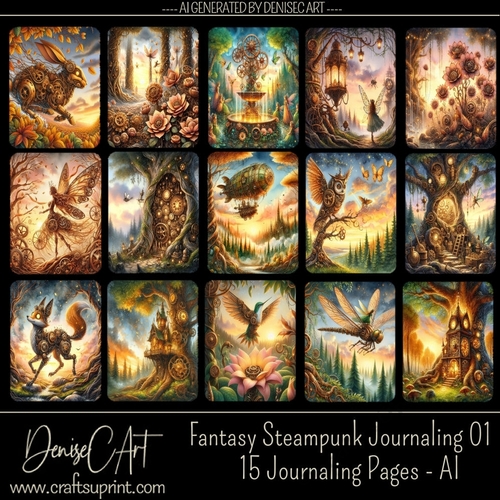 Fantasy Steampunk Journaling 01