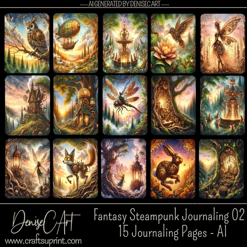 Fantasy Steampunk Journaling 02