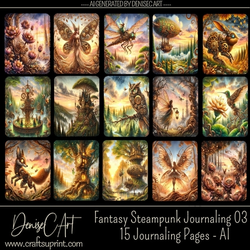 Fantasy Steampunk Journaling 03