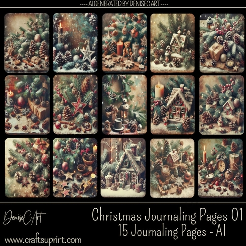 Christmas Journaling Pages 01