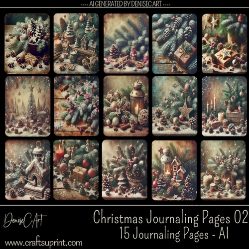 Christmas Journaling Pages 02