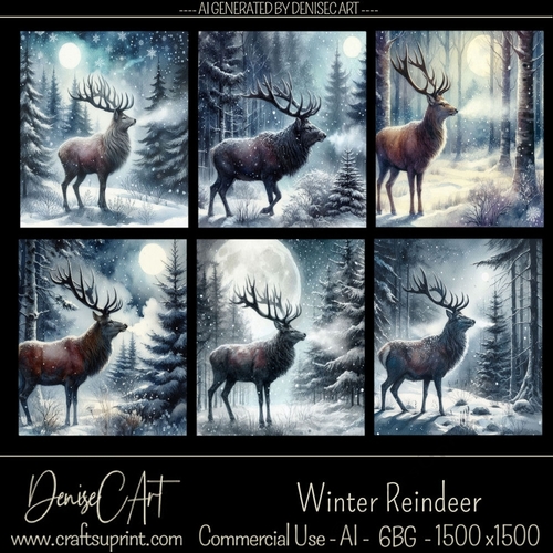 Winter Reindeer