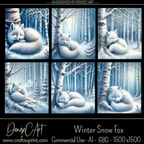 Winter Snow Fox