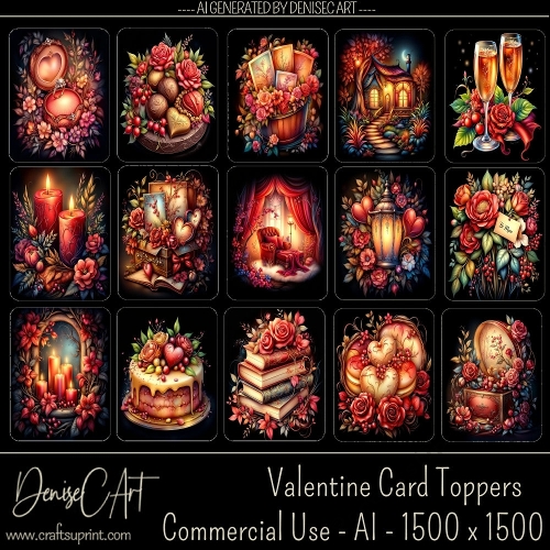 Valentine Card Toppers