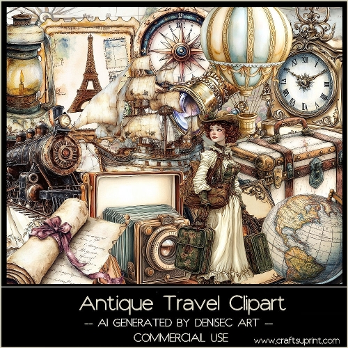 Antique Travel Clipart