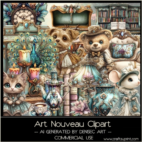 Art Nouveau Clipart