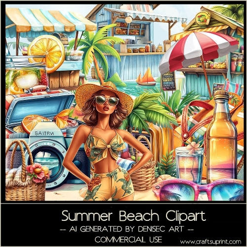 Summer Beach Clipart