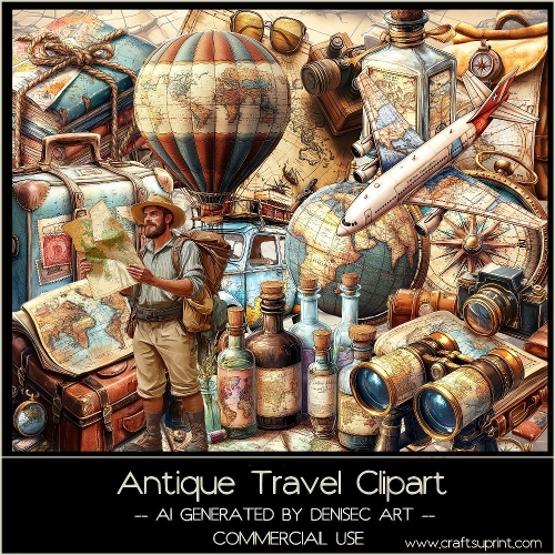 Antique Travel Clipart