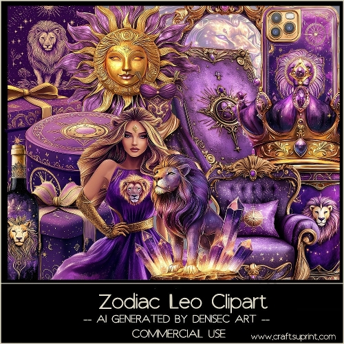 Zodiac Leo Clipart