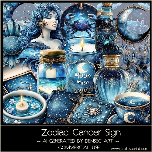 Zodiac Cancer Clipart