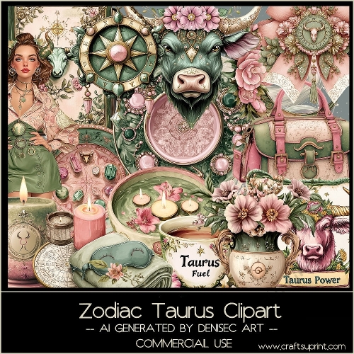 Zodiac Taurus Clipart