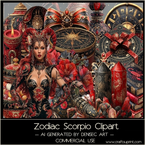 Zodiac Scorpio Clipart