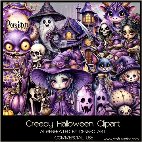 Creepy Halloween Clipart