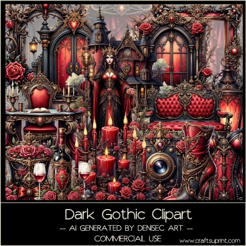 Dark Gothic Clipart