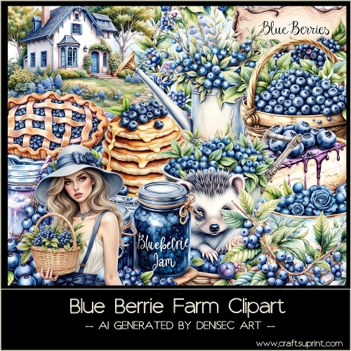Blue Berrie Farm Clipart