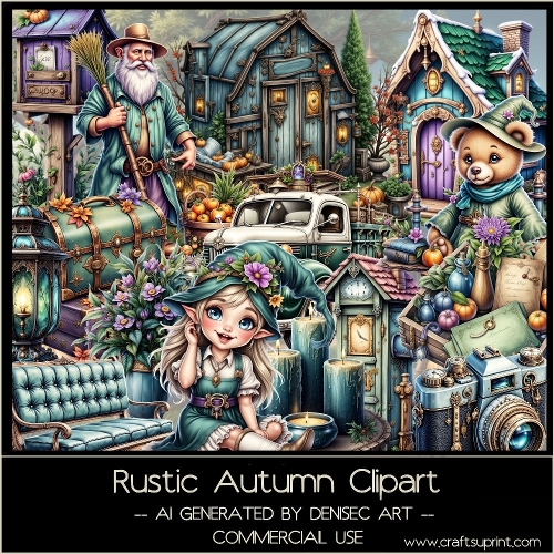 Rustic Autumn Clipart