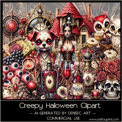 Creepy Halloween Clipart