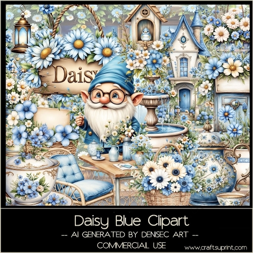 Daisy Blue Clipart