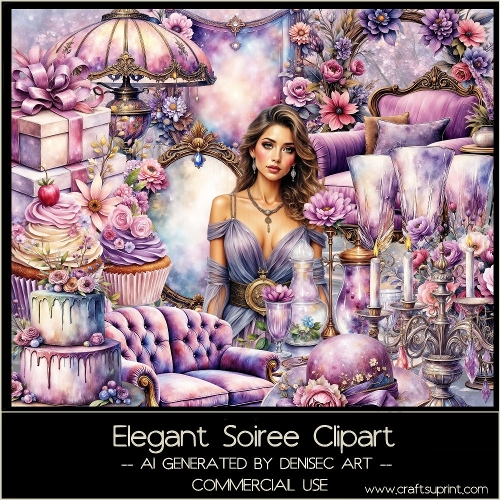 Elegant Soiree Clipart