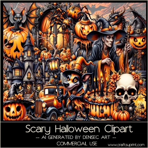 Scary Halloween Clipart