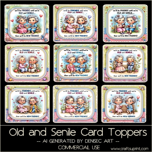 Old and Senile Card Toppers