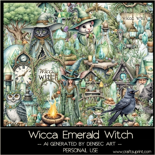 Wicca Emerald Witch
