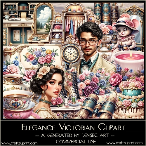 Elegance Victorian Clipart